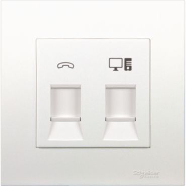 Schneider VIVACE Wiring Devices Data + Cover Cat5E