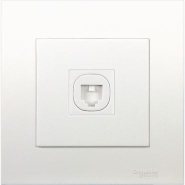 Schneider VIVACE Wiring Devices Telephone Outlet + Cover