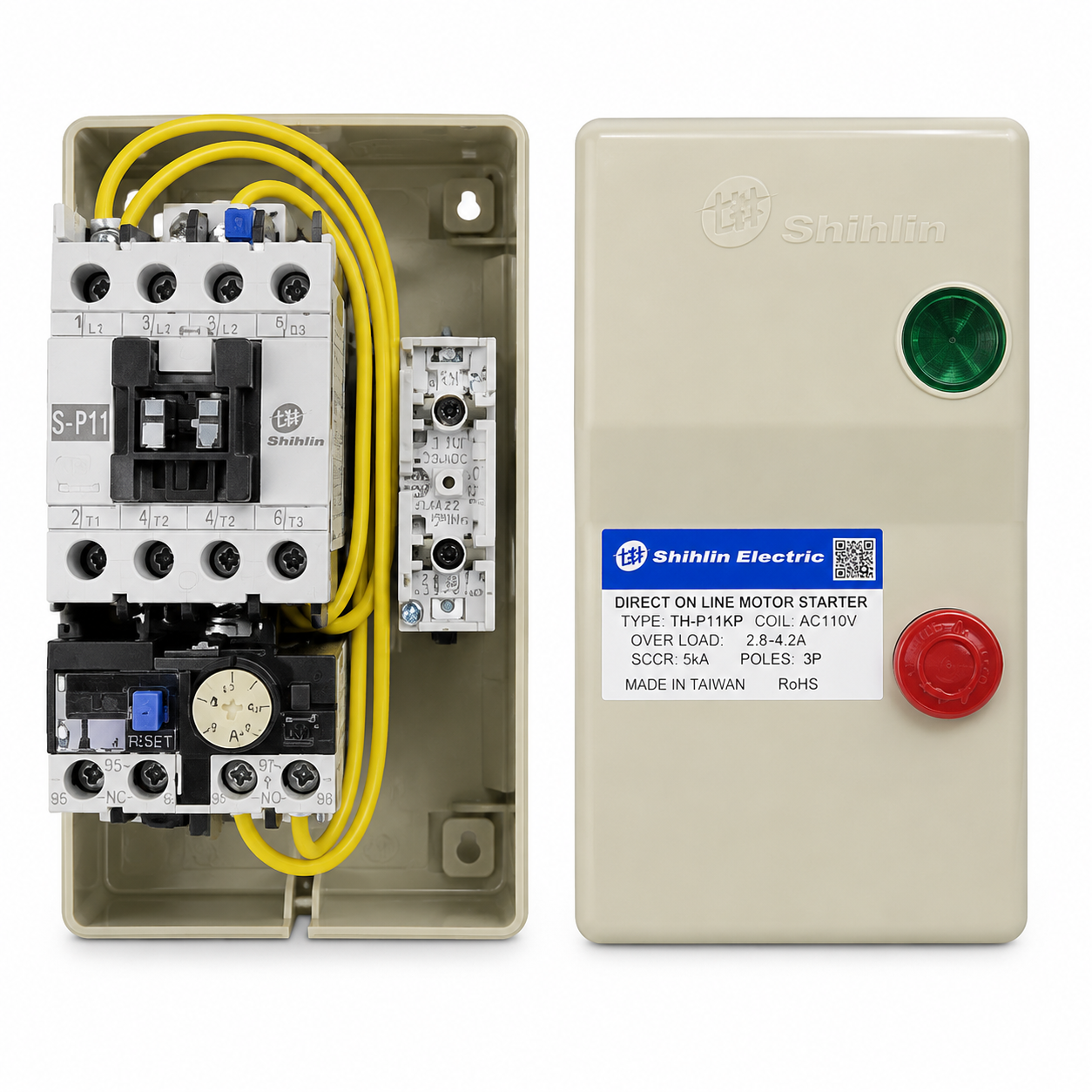 Shihlin DOL Starter MS-P50TPBE 220V 40A